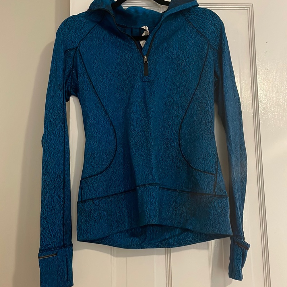 Blue Lululemon Half Zip